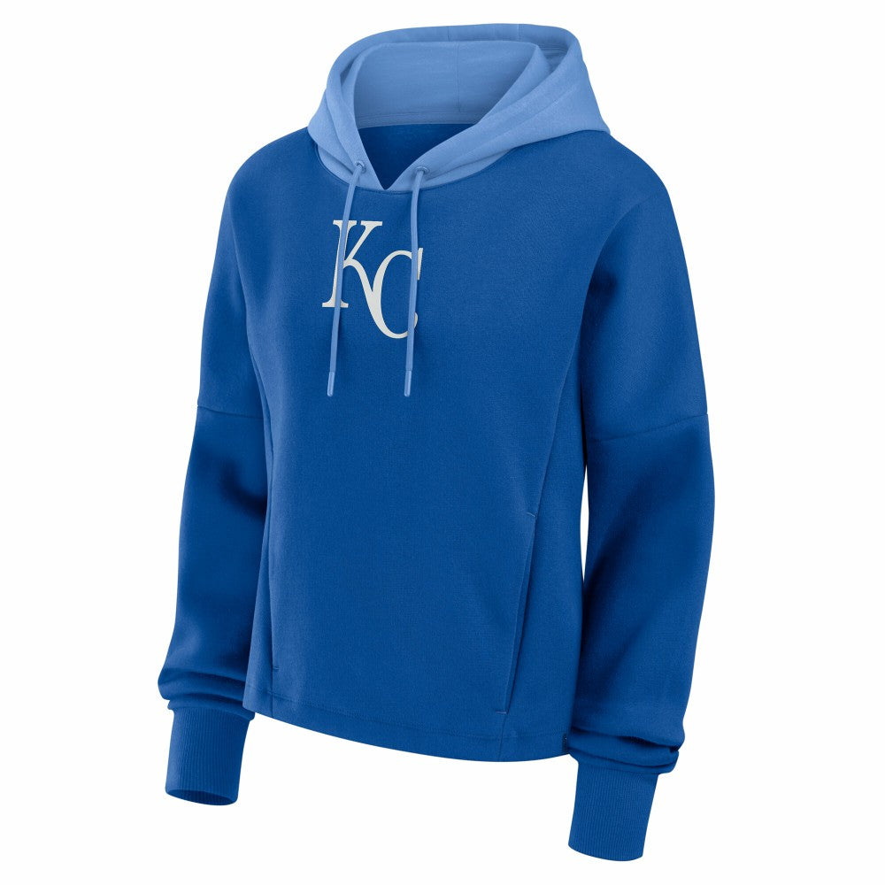 Kansas City Royals Women's Oversized Legacy Favorite Spectator Pullover Hoodie - Royal