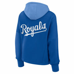 Kansas City Royals Women's Oversized Legacy Favorite Spectator Pullover Hoodie - Royal