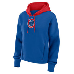 Chicago Cubs Women's Oversized Legacy Favorite Spectator Pullover Hoodie - Royal
