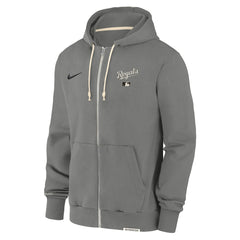 Kansas City Royals Authentic Collection Travel Performance Full-Zip Hoodie - Charcoal | Nike