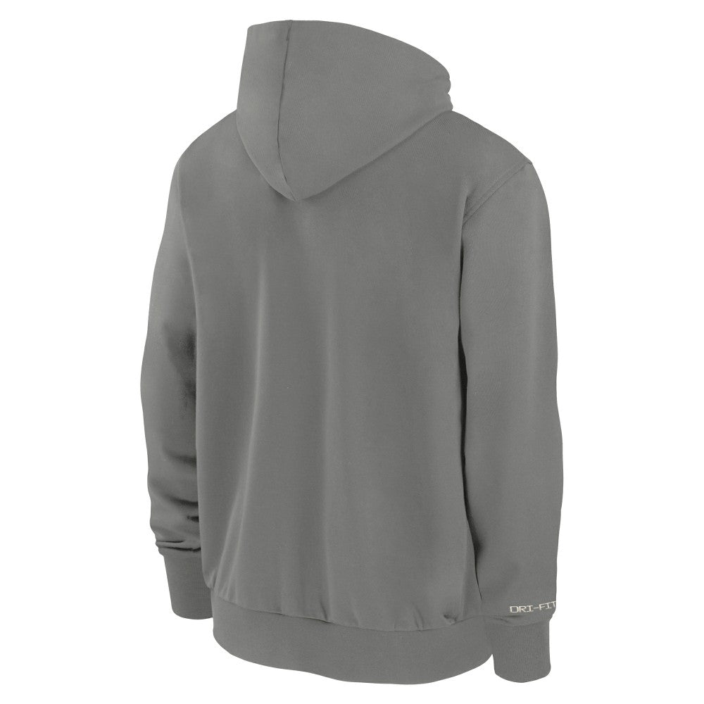 Miami Marlins Authentic Collection Travel Performance Full-Zip Hoodie - Charcoal | Nike