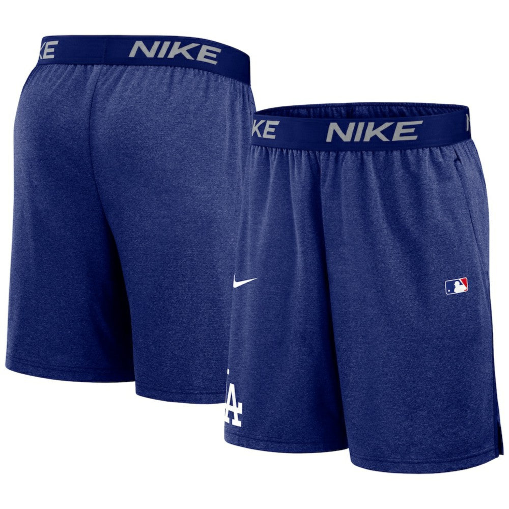Los Angeles Dodgers Authentic Collection Performance Knit Shorts - Royal | Nike