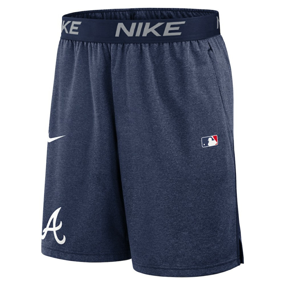 Atlanta Braves Authentic Collection Performance Knit Shorts - Navy | Nike