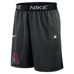 Arizona Diamondbacks Authentic Collection Performance Knit Shorts - Black | Nike