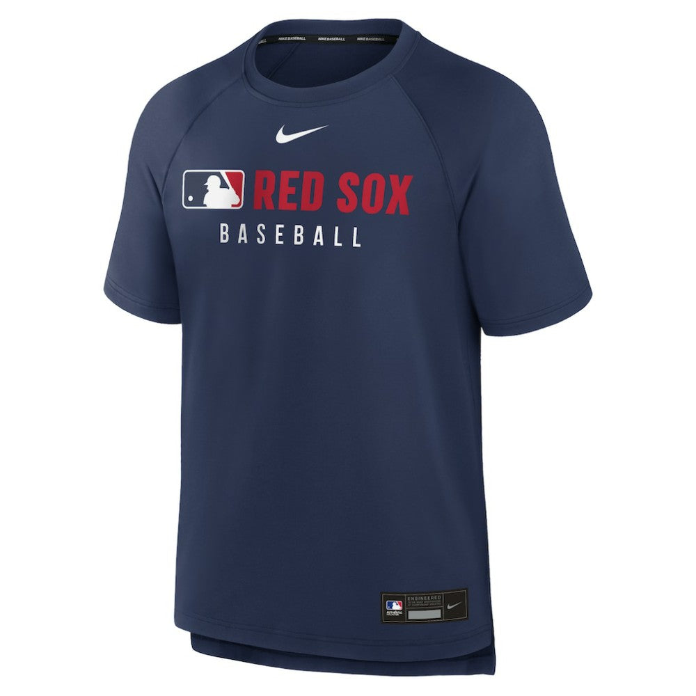 Boston Red Sox Authentic Collection Pregame Raglan Dri-FIT T-Shirt - Navy | Nike