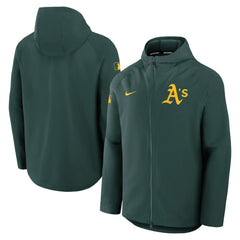 Athletics Authentic Collection Raglan Performance Full-Zip Jacket - Green | Nike