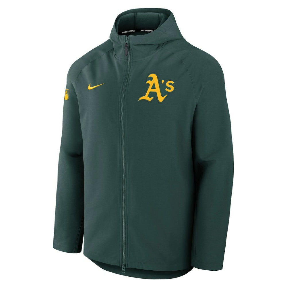Athletics Authentic Collection Raglan Performance Full-Zip Jacket - Green | Nike