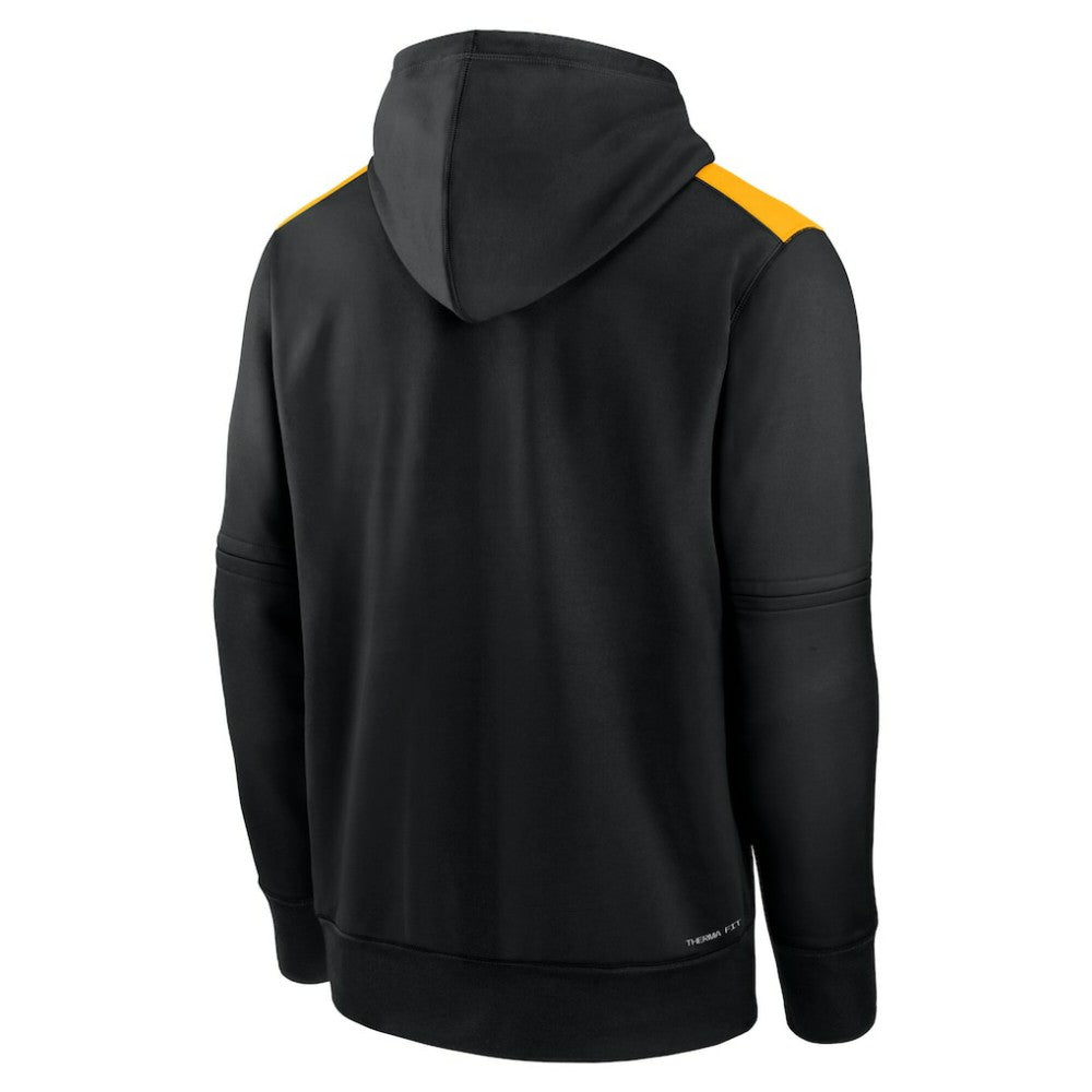 Pittsburgh Pirates Authentic Collection Performance Pullover Hoodie - Black | Nike
