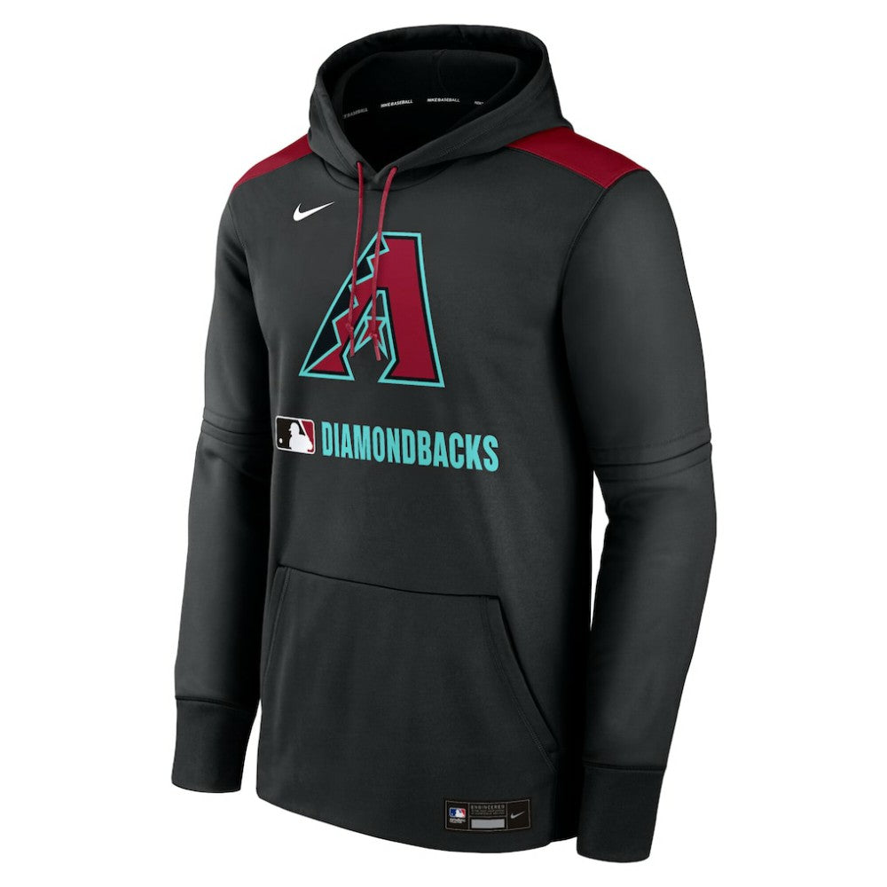 Arizona Diamondbacks Authentic Collection Performance Pullover Hoodie - Black | Nike