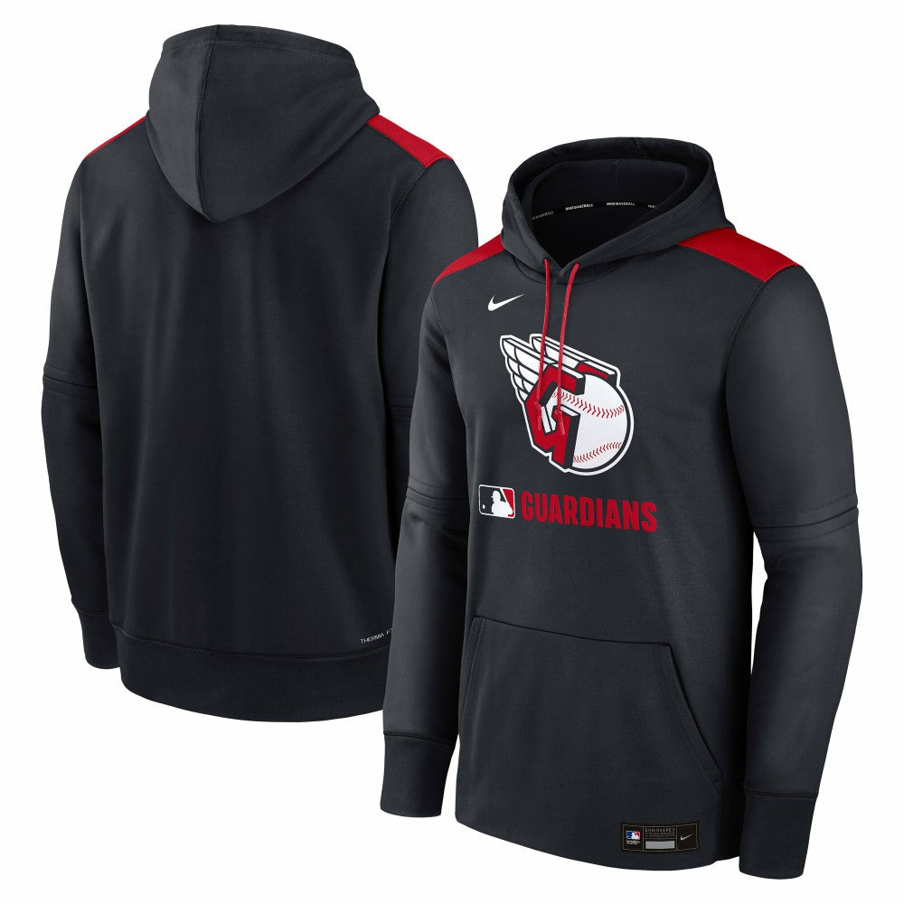 Cleveland Guardians Authentic Collection Performance Pullover Hoodie - Navy | Nike
