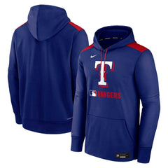Texas Rangers Authentic Collection Performance Pullover Hoodie - Royal | Nike