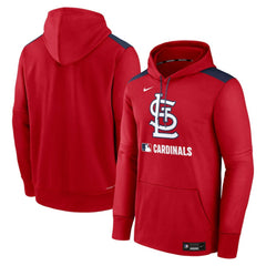 St. Louis Cardinals Authentic Collection Performance Pullover Hoodie - Red | Nike