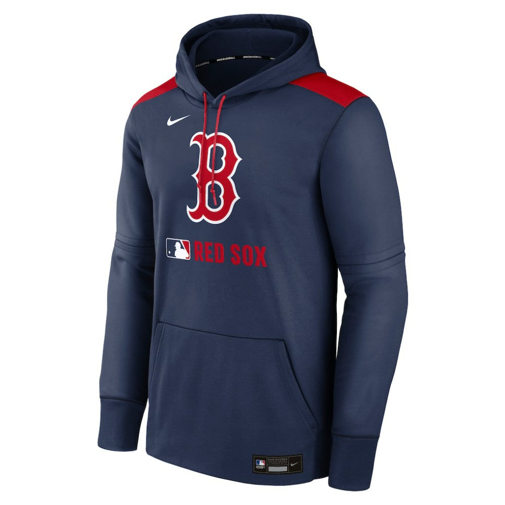 Boston Red Sox Authentic Collection Performance Pullover Hoodie - Navy | Nike