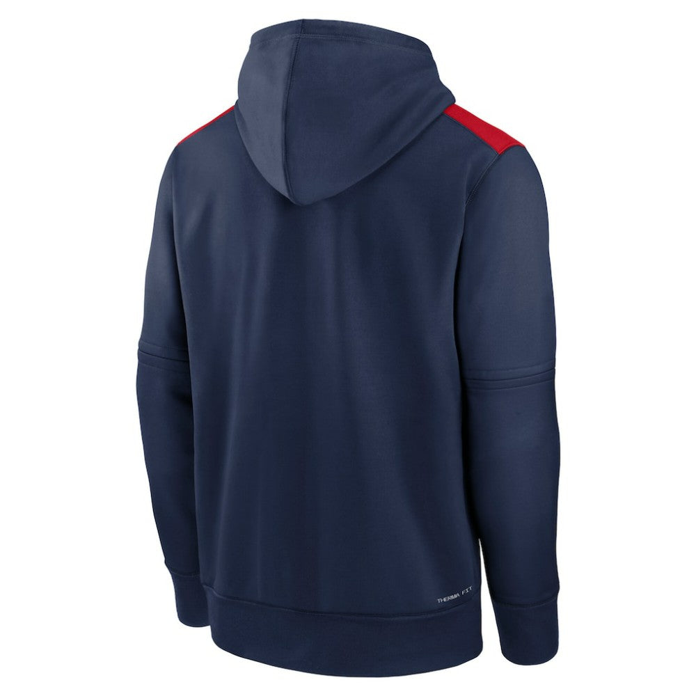 Boston Red Sox Authentic Collection Performance Pullover Hoodie - Navy | Nike