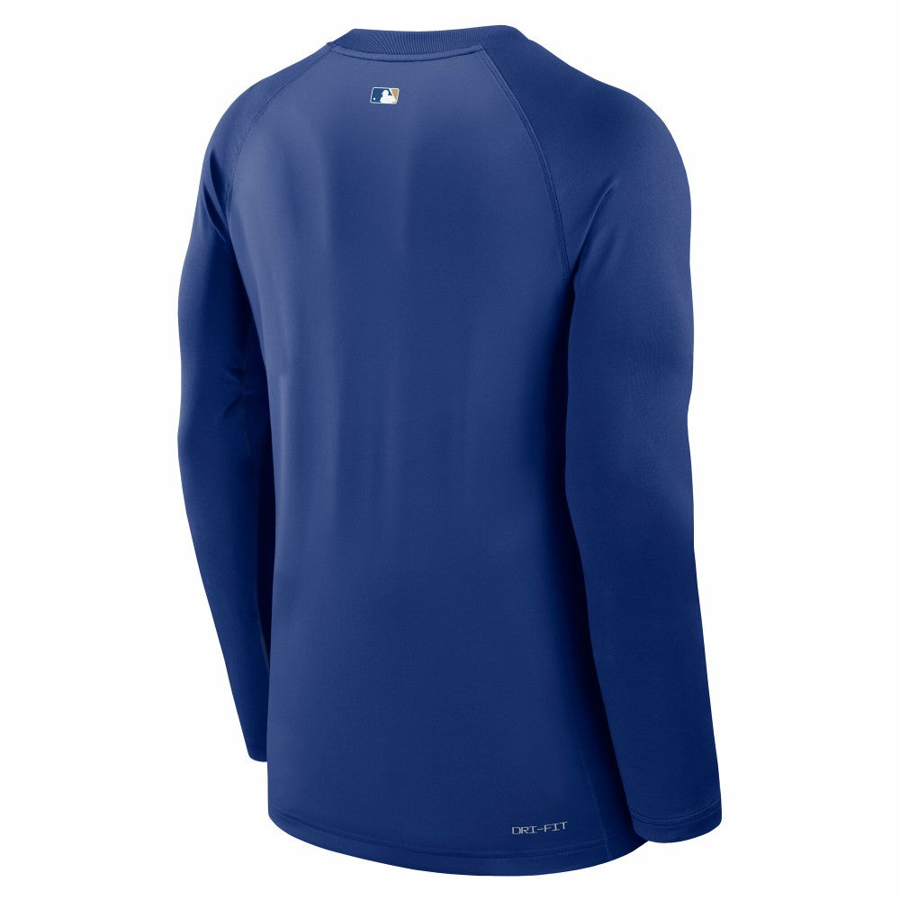 Kansas City Royals Authentic Collection Game Time Raglan Dri-FIT Long Sleeve T-Shirt - Royal | Nike