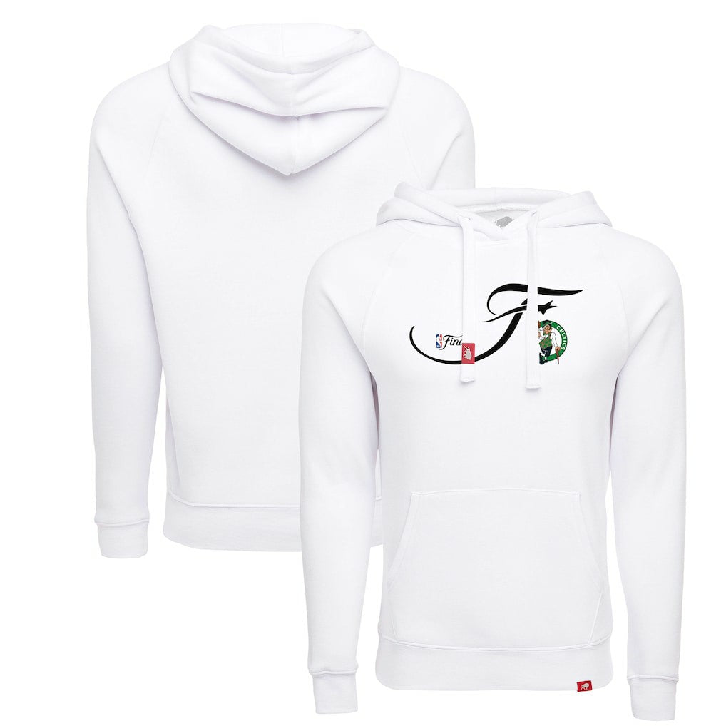 Boston Celtics Sportiqe Unisex 2024 NBA Finals Olsen Tri-Blend Pullover Hoodie - White outlet