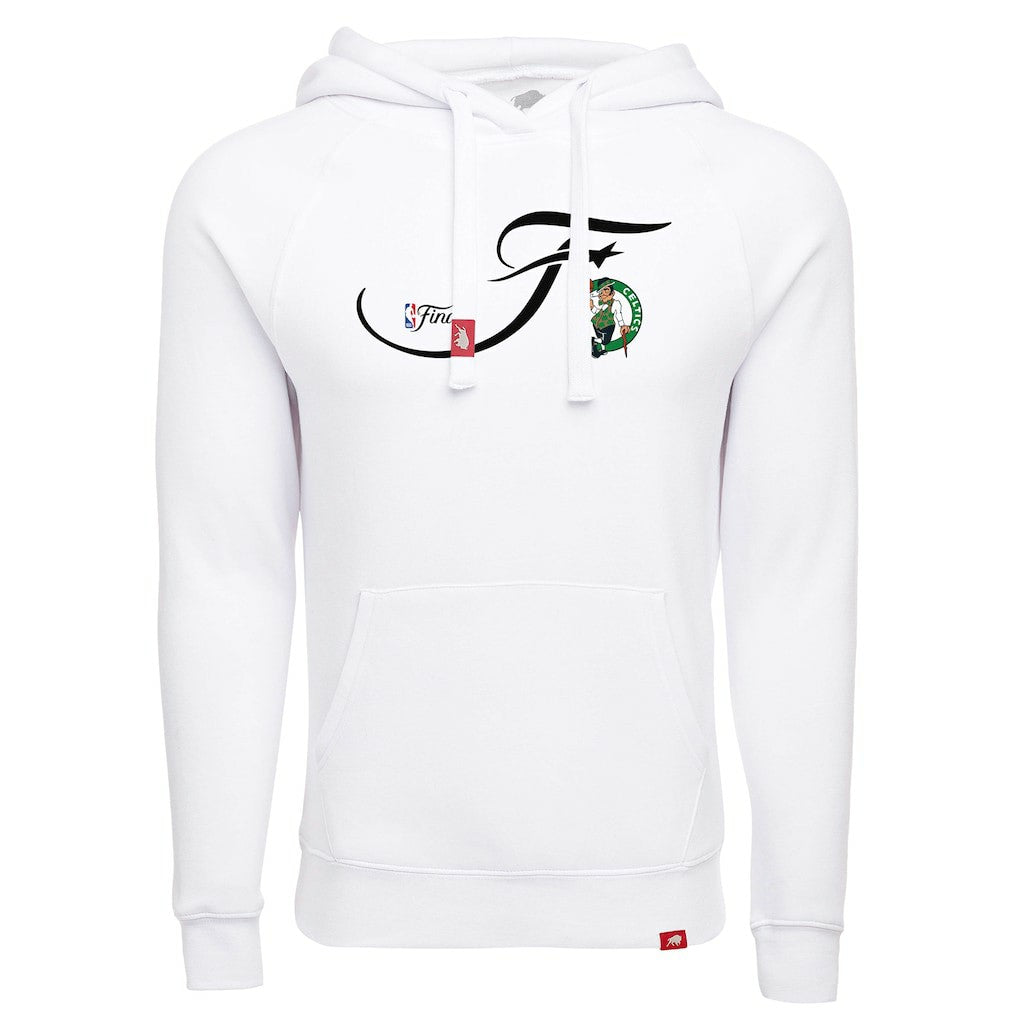 Boston Celtics Sportiqe Unisex 2024 NBA Finals Olsen Tri-Blend Pullover Hoodie - White outlet