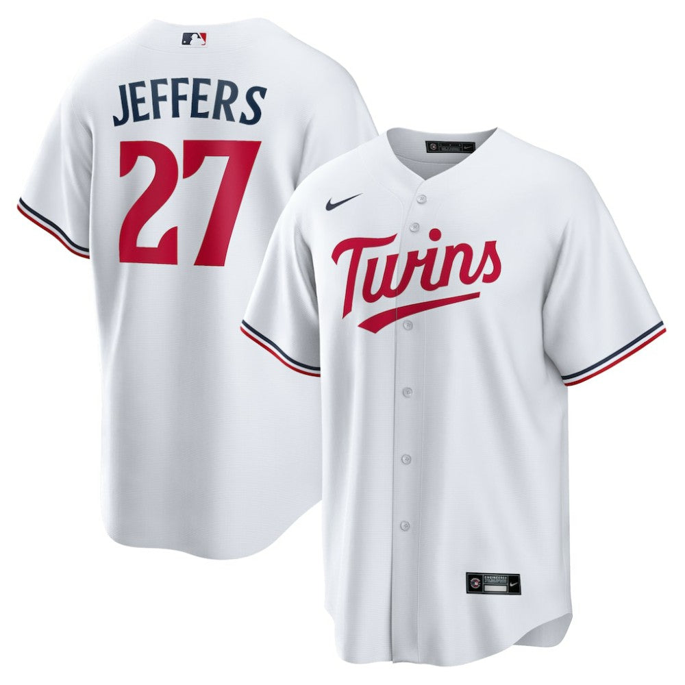 Ryan Jeffers Minnesota Twins Home Replica Player Jersey - White | Nike