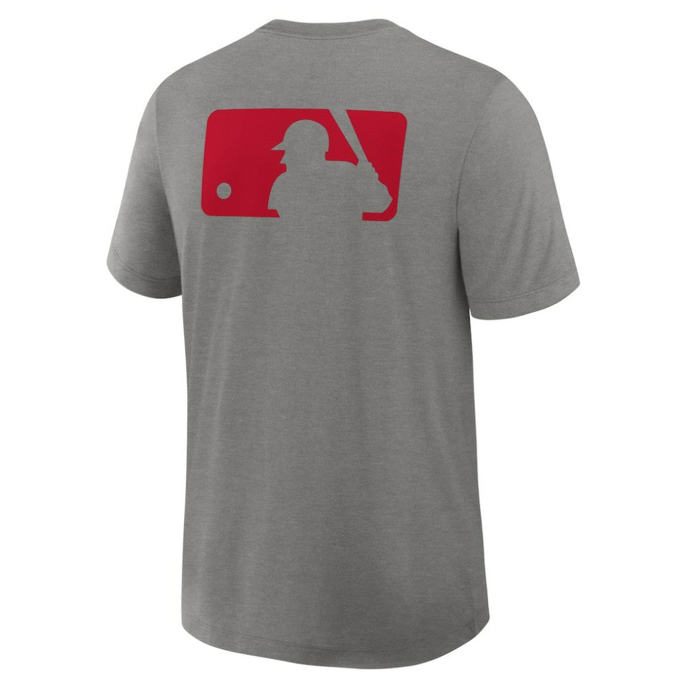 Boston Red Sox Authentic Collection Early Work Tri-Blend Dri-FIT T-Shirt - Heather Charcoal | Nike