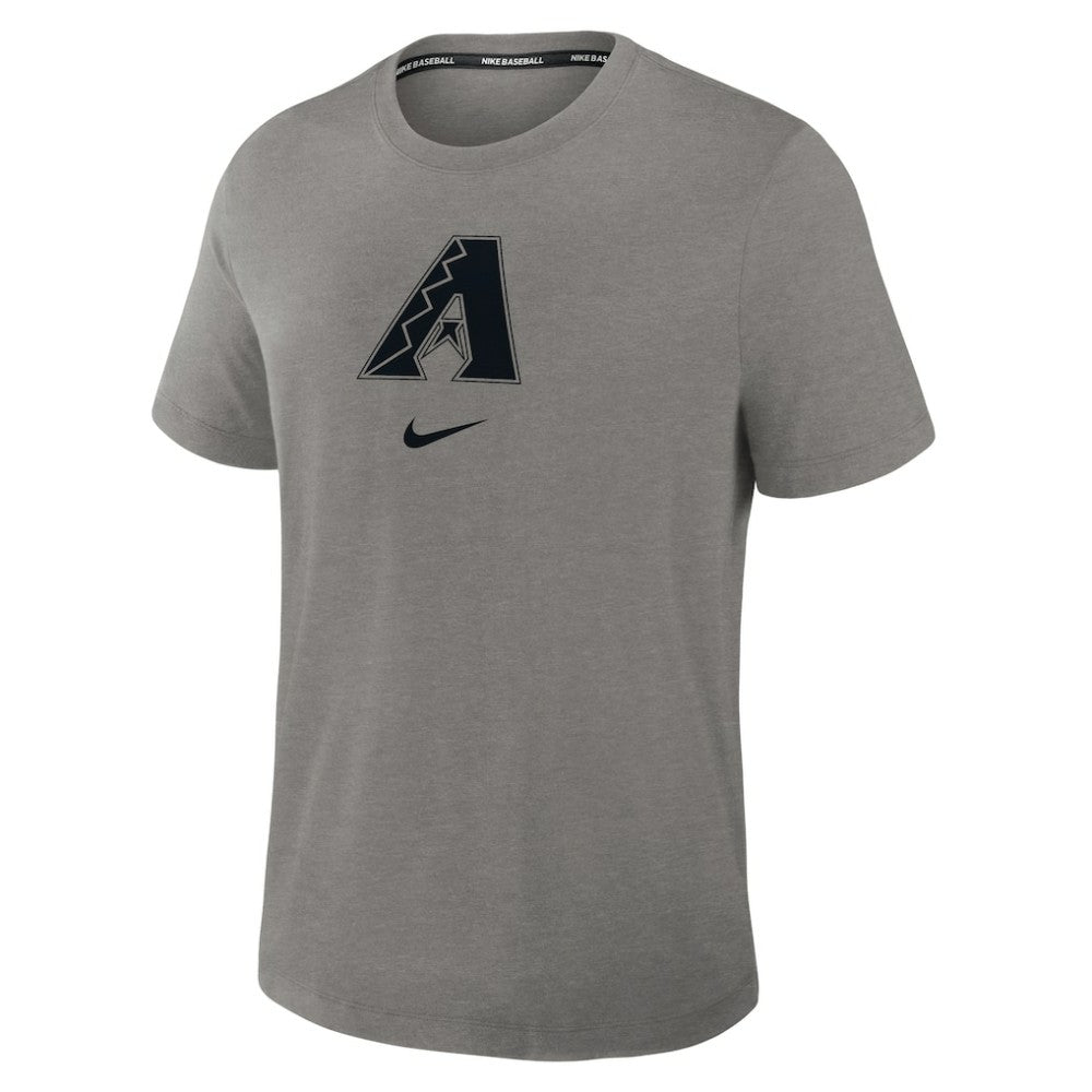 Arizona Diamondbacks Authentic Collection Early Work Tri-Blend Dri-FIT T-Shirt - Heather Charcoal | Nike