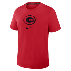 Cincinnati Reds Authentic Collection Early Work Tri-Blend Dri-FIT T-Shirt - Red | Nike