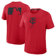 Minnesota Twins Authentic Collection Early Work Tri-Blend Dri-FIT T-Shirt - Red | Nike