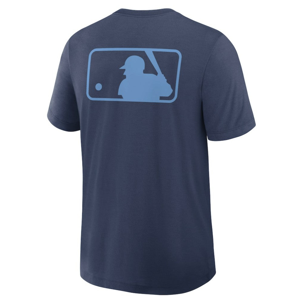 Tampa Bay Rays Authentic Collection Early Work Tri-Blend Dri-FIT T-Shirt - Navy | Nike