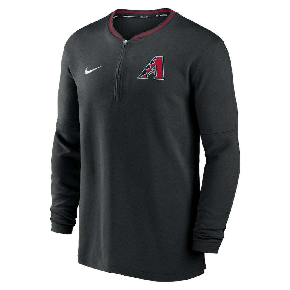 Arizona Diamondbacks Authentic Collection Performance Half-Zip Top - Black | Nike
