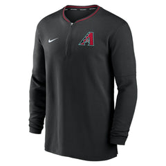 Arizona Diamondbacks Authentic Collection Performance Half-Zip Top - Black | Nike