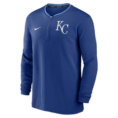 Kansas City Royals Authentic Collection Performance Half-Zip Top - Royal | Nike