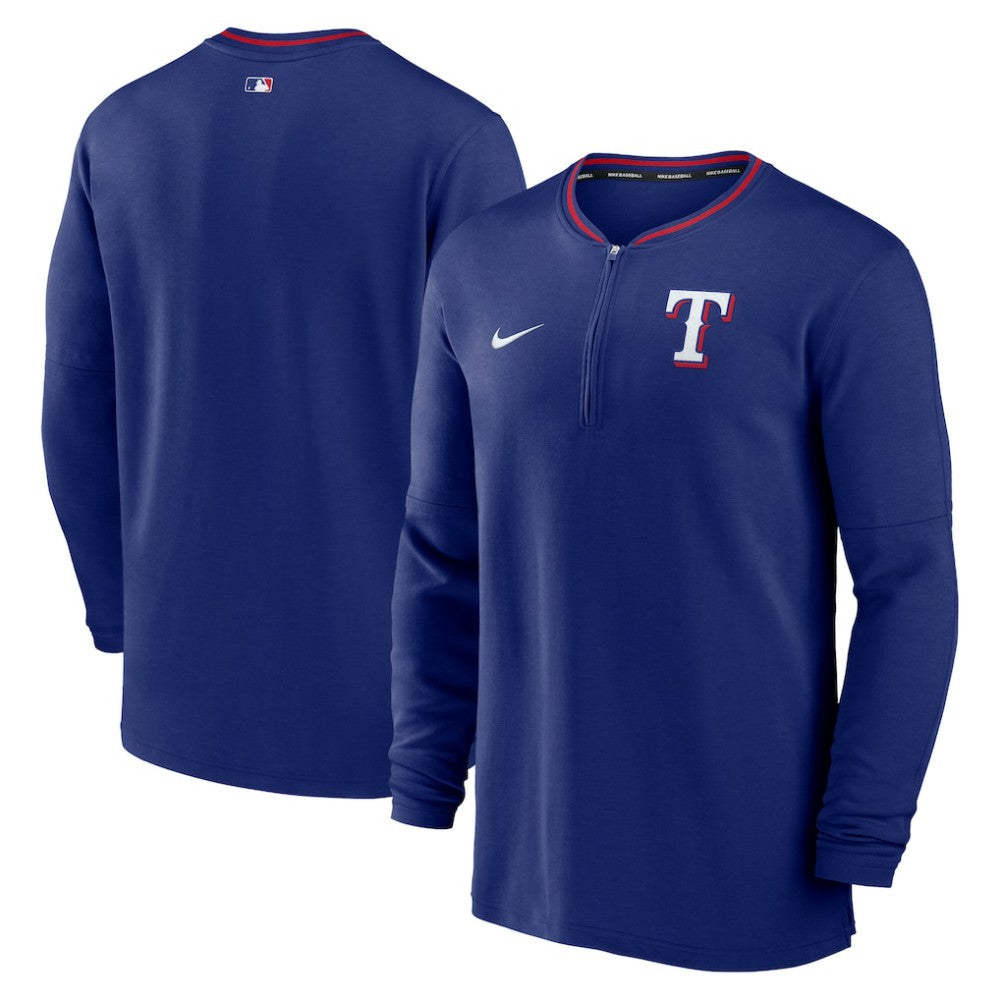 Texas Rangers Authentic Collection Performance Half-Zip Pullover - Royal | Nike