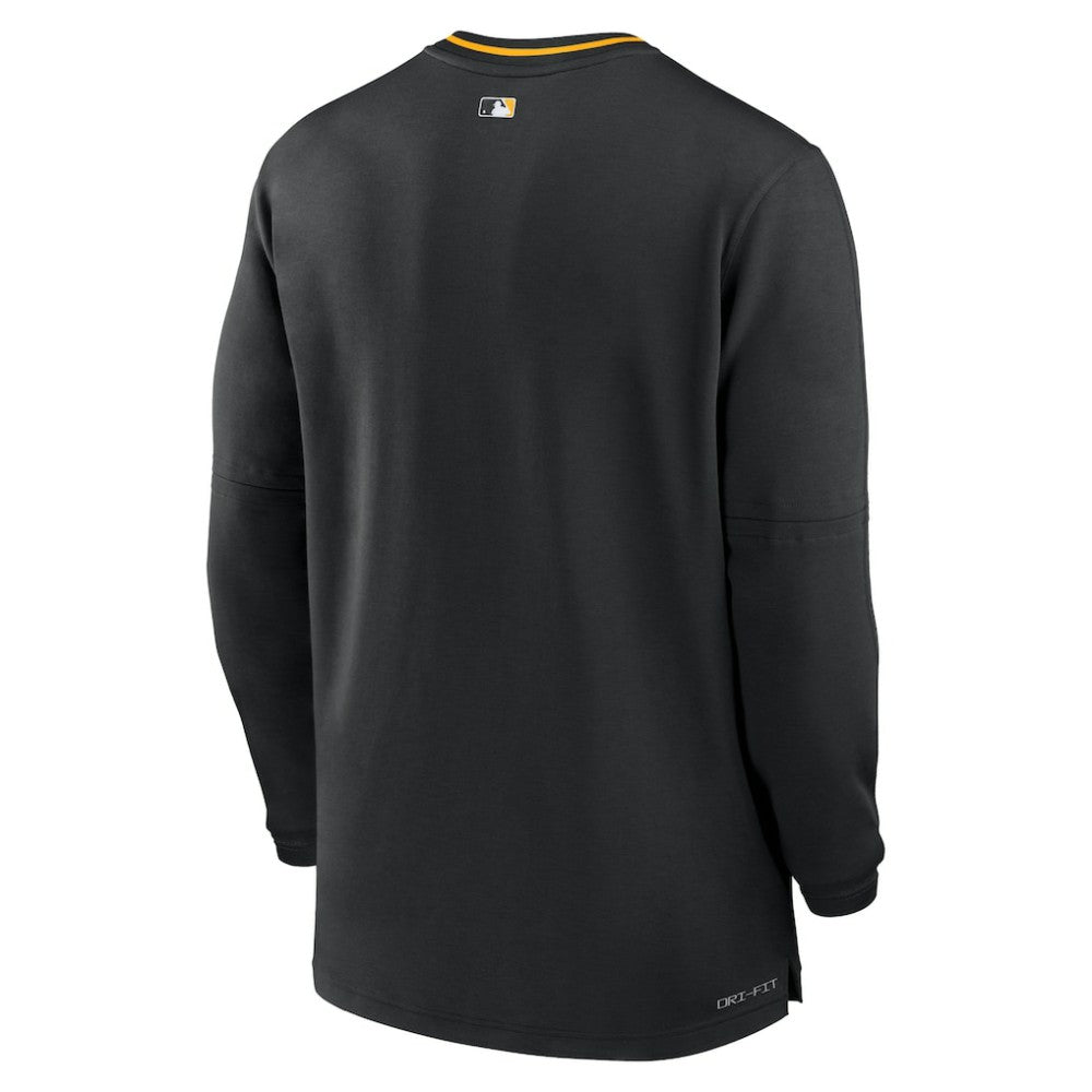 Pittsburgh Pirates Authentic Collection Performance Half-Zip Top - Black | Nike