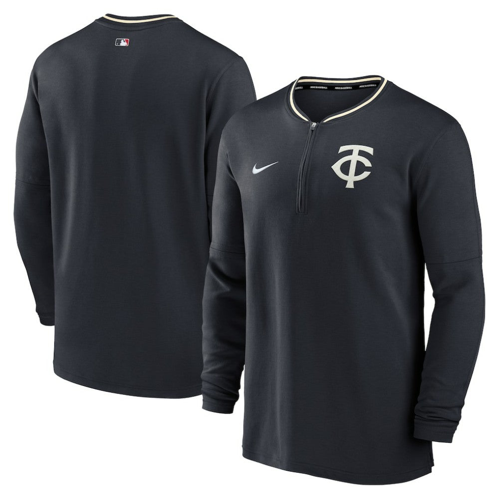 Minnesota Twins Authentic Collection Dri-FIT Half-Zip Top - Navy | Nike