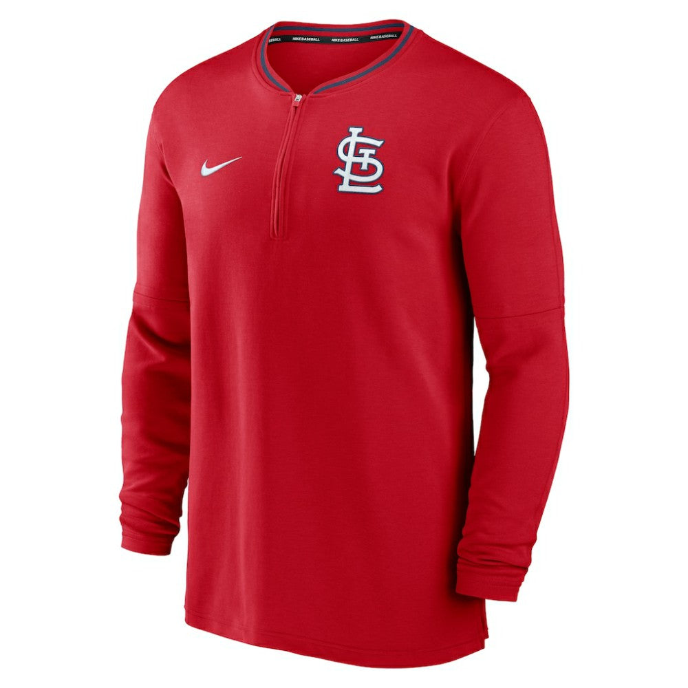 St. Louis Cardinals Authentic Collection Performance Half-Zip Top - Red | Nike