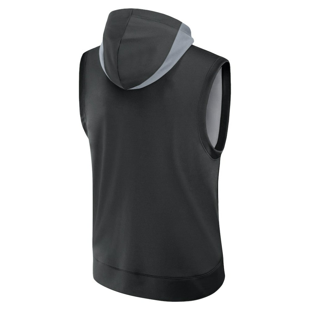 Chicago White Sox Authentic Collection Dri-FIT Sleeveless Hoodie - Black | Nike