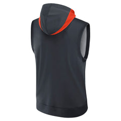 Detroit Tigers Authentic Collection Dri-FIT Sleeveless Hoodie - Navy | Nike