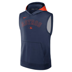 Houston Astros Authentic Collection Dri-FIT Sleeveless Hoodie - Navy | Nike