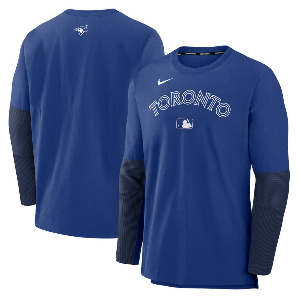Toronto Blue Jays Authentic Collection Player Dri-FIT Lightweight Pullover  - Royal/Navy | Nike