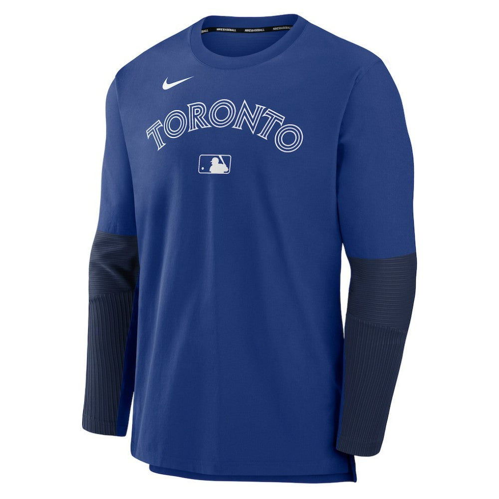 Toronto Blue Jays Authentic Collection Player Dri-FIT Lightweight Pullover  - Royal/Navy | Nike