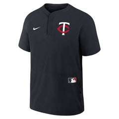 Minnesota Twins Authentic Collection Raglan Short Sleeve Windshirt - Navy | Nike