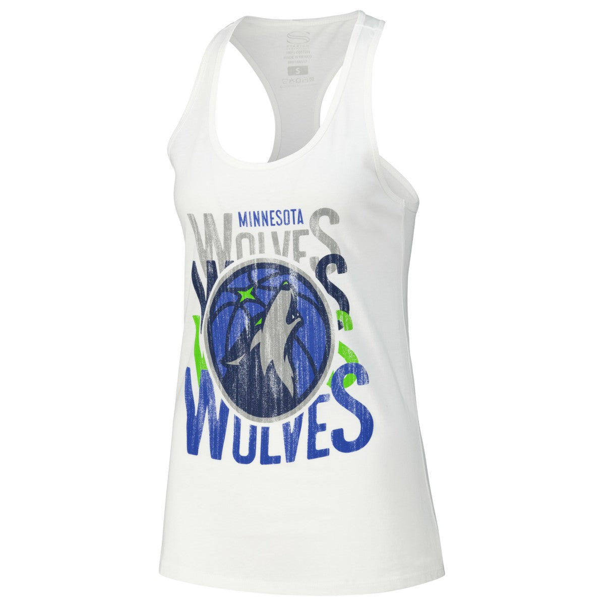 Minnesota Timberwolves Stadium Essentials Women's Dedication Tank Top - White discount