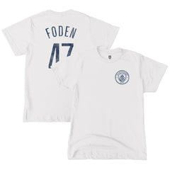 Phil Foden Manchester City 1863FC Youth Player T-Shirt - White outlet