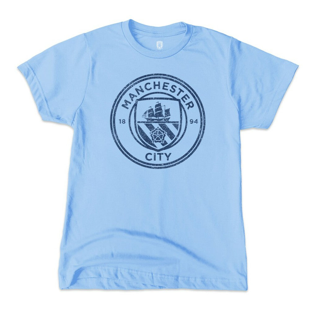 Manchester City 1863FC Youth 2024 Premier League Champions T-Shirt - Sky Blue on sale