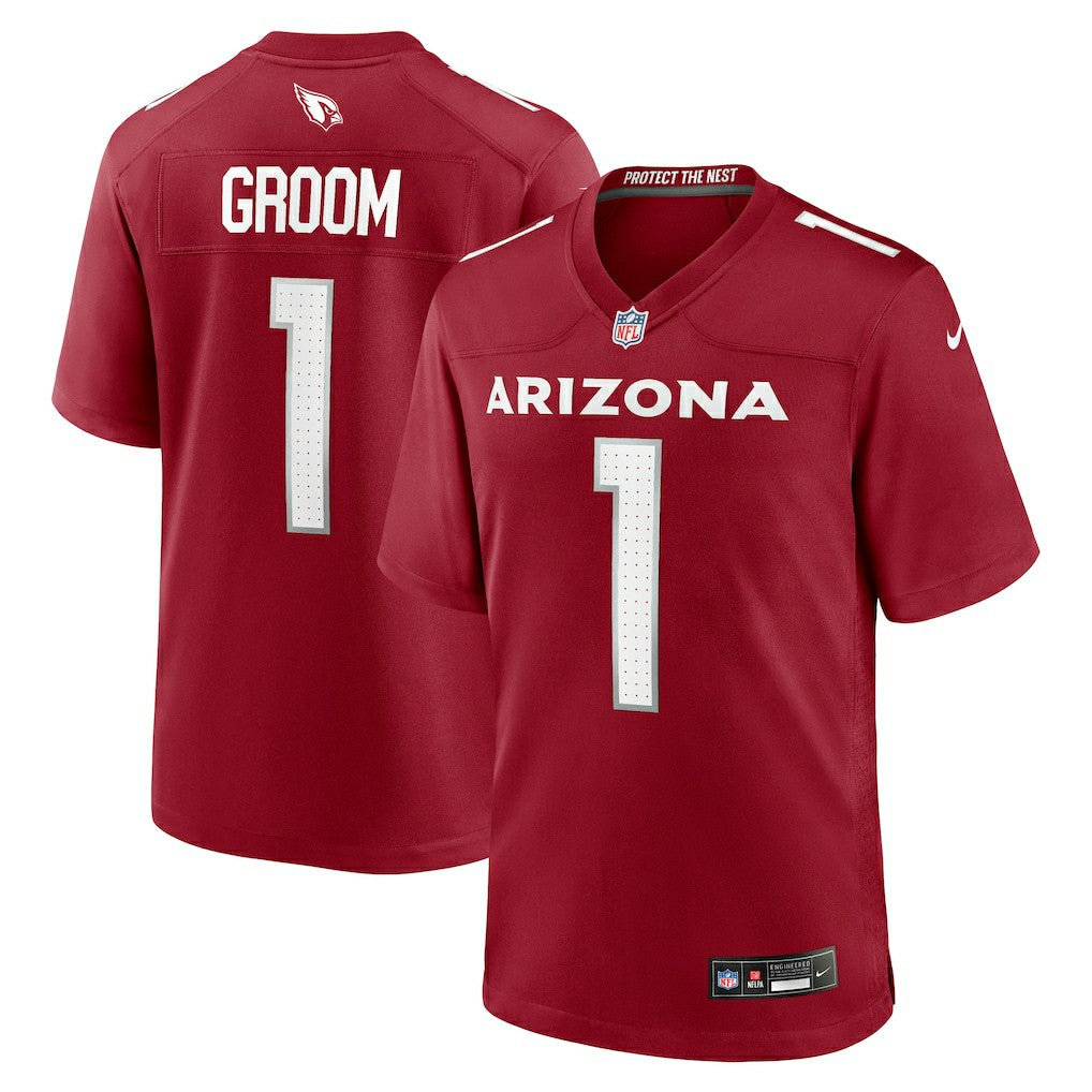 Number 1 Groom Arizona Cardinals Game Jersey - Cardinal | Nike cheap