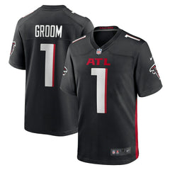 Number 1 Groom Atlanta Falcons Game Jersey - Black | Nike online