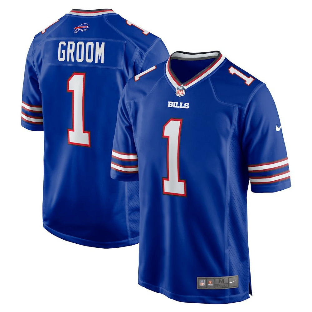 Number 1 Groom Buffalo Bills Game Jersey - Royal | Nike discount
