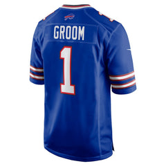 Number 1 Groom Buffalo Bills Game Jersey - Royal | Nike discount