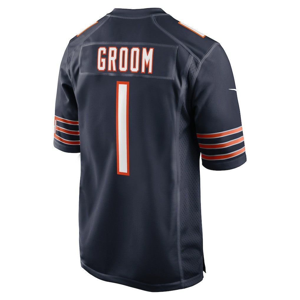 Number 1 Groom Chicago Bears Game Jersey - Navy | Nike online