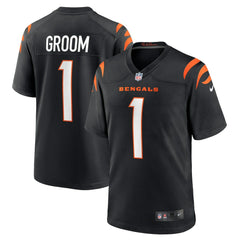 Number 1 Groom Cincinnati Bengals Game Jersey - Black | Nike online