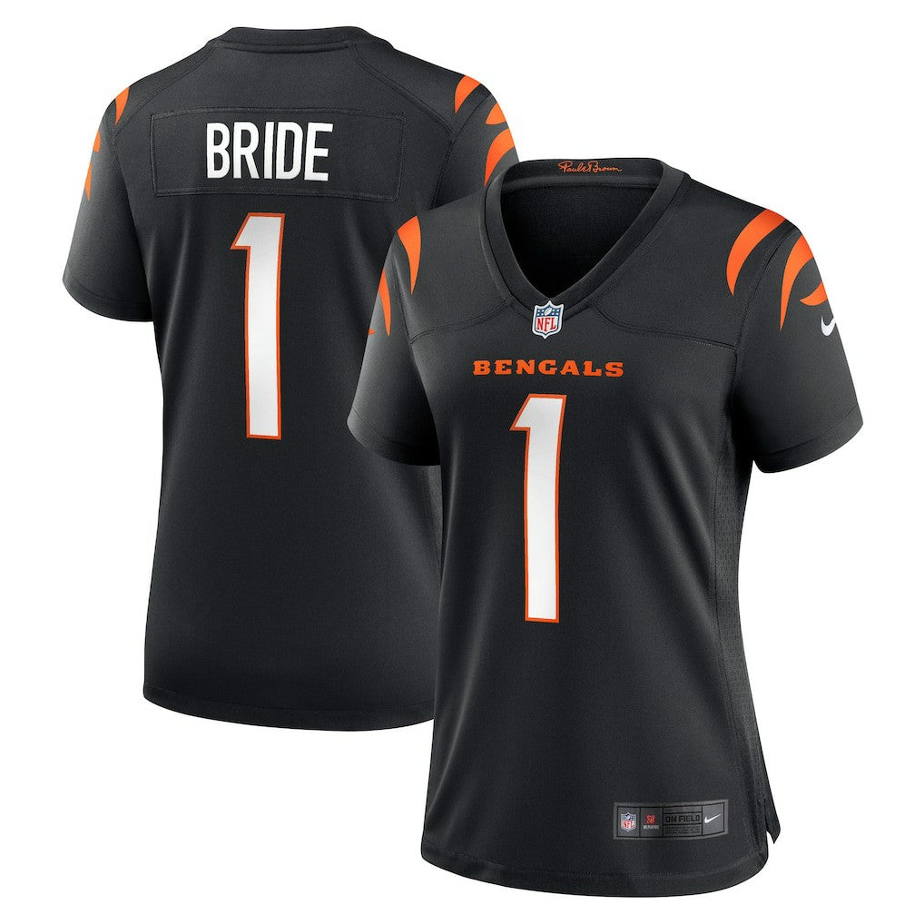 Number 1 Bride Cincinnati Bengals Women's Game Jersey - Black | Nike cheap